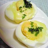ゆで卵で簡単におつまみ一品
